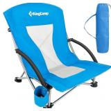 KingCamp Low Folding Beach Chairs for Adults,Port KingCamp Low Folding Beach Chairs for Adults,Port