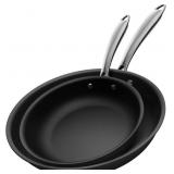 PRANZOELITE Non Stick Pans Skillet set 8&10in, Co PRANZOELITE Non Stick Pans Skillet set 8&10in, Co