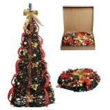 Prextex Premium 6 ft Pre-Decorated Christmas Tree Prextex Premium 6 ft Pre-Decorated Christmas Tree