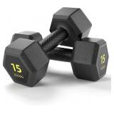 Hex Dumbbells PVC Encase Coating Free Weight Dumb Hex Dumbbells PVC Encase Coating Free Weight Dumb