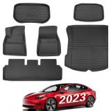 BASENOR 6PCS Tesla Model 3 Floor Mats Full Set Ma BASENOR 6PCS Tesla Model 3 Floor Mats Full Set Ma