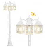 3-Head Lamp Post Outdoor Lighting, Dusk to Dawn S 3-Head Lamp Post Outdoor Lighting, Dusk to Dawn S