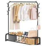UDEAR Garment Rack Free-Standing Clothes Rack wit UDEAR Garment Rack Free-Standing Clothes Rack wit