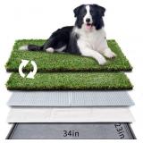 HQ4us Dog Grass pad with Tray Large Dog Litter Bo HQ4us Dog Grass pad with Tray Large Dog Litter Bo