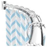 PrettyHome Adjustable Arched Curved Shower Curtai PrettyHome Adjustable Arched Curved Shower Curtai