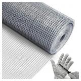 FOXIVO 48in x 100ft Hardware Cloth 1/4 inch - 23 FOXIVO 48in x 100ft Hardware Cloth 1/4 inch - 23