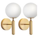 femusytt Gold Wall Sconces Set of Two, Modern Wal femusytt Gold Wall Sconces Set of Two, Modern Wal