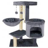 Fashion Design Cat Tree with Cat Condo Hammock an Fashion Design Cat Tree with Cat Condo Hammock an