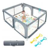 Playpen,71'x59' Extra Large Playard for Babies & Playpen,71'x59' Extra Large Playard for Babies &