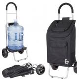 dbest products Trolley Dolly Black Foldable Shopp dbest products Trolley Dolly Black Foldable Shopp