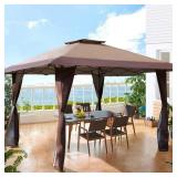 PHI VILLA 13'x13' UV Block Sun Shade Gazebo Canop PHI VILLA 13'x13' UV Block Sun Shade Gazebo Canop