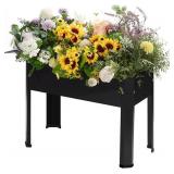 LEMONDA Elevated Planters Raised Garden Beds Galv LEMONDA Elevated Planters Raised Garden Beds Galv