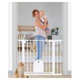 Newnice 40.6' -29.7' Auto Close Baby Gate with Sm Newnice 40.6' -29.7' Auto Close Baby Gate with Sm