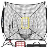 Storgem Baseball and Softball Practice Net 7×7ft Storgem Baseball and Softball Practice Net 7×7ft