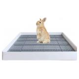 PODOO Rabbit Large Litter Box, Guinea Pig Trainin PODOO Rabbit Large Litter Box, Guinea Pig Trainin