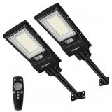 HANDAR Solar Street Light, 2pcs 300W Outdoor Sola HANDAR Solar Street Light, 2pcs 300W Outdoor Sola