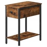 HOOBRO Side Table, 2-Tier Nightstand with Drawer, HOOBRO Side Table, 2-Tier Nightstand with Drawer,