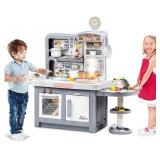 Large Pretend Play Kitchen Toys with Sink, Role P Large Pretend Play Kitchen Toys with Sink, Role P