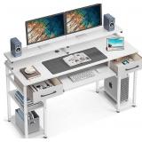 ODK Computer Desk, 55'' Office Desk with Keyboard ODK Computer Desk, 55'' Office Desk with Keyboard