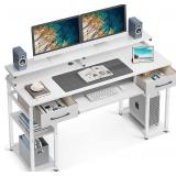 ODK Computer Desk, 55'' Office Desk with Keyboard ODK Computer Desk, 55'' Office Desk with Keyboard