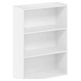 Furinno Pasir 3-Tier Open Shelf Bookcase, Plain W Furinno Pasir 3-Tier Open Shelf Bookcase, Plain W