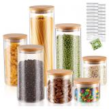 Nolopau Glass Food Storage Containers, Airtight C Nolopau Glass Food Storage Containers, Airtight C