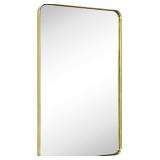 GRACTO 24x36 inch Gold Stainless Steel Metal Fram GRACTO 24x36 inch Gold Stainless Steel Metal Fram