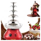 Flyseago Chocolate Fountain Commercial Hot Chocol Flyseago Chocolate Fountain Commercial Hot Chocol