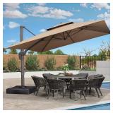 PURPLE LEAF 12FT Cantilever Outdoor Umbrellas Lar PURPLE LEAF 12FT Cantilever Outdoor Umbrellas Lar