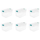 Sterilite 64 Qt. Latching Box,(Clear.6 Pack); Sterilite 64 Qt. Latching Box,(Clear.6 Pack);