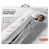 Calming Heat Sauna Wrap by Sharper Image Portable Calming Heat Sauna Wrap by Sharper Image Portable