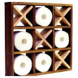 Tic Tac Toe Toilet Paper Holder | Rustic Wall Mou Tic Tac Toe Toilet Paper Holder | Rustic Wall Mou