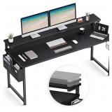 ODK Computer Desk with Adjustable Monitor Shelves ODK Computer Desk with Adjustable Monitor Shelves