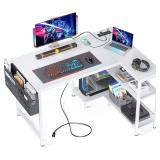ODK 40 Inch Small L Shaped Gaming Computer Desk w ODK 40 Inch Small L Shaped Gaming Computer Desk w