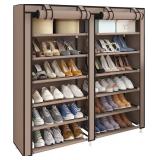 UDEAR Shoe Rack Portable Storage Free Standing Sh UDEAR Shoe Rack Portable Storage Free Standing Sh