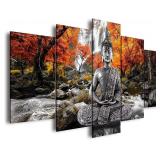 AWLXPHY Decor Buddha Wall Art Canvas Painting Fra AWLXPHY Decor Buddha Wall Art Canvas Painting Fra