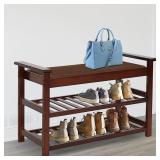 Livebest 3-Tier Entryway Shoe Bench Upholstered S Livebest 3-Tier Entryway Shoe Bench Upholstered S