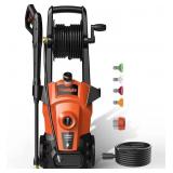 PowRyte Electric Pressure Washer with Hose Reel, PowRyte Electric Pressure Washer with Hose Reel,