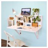 SoBuy Folding Wall-mounted Drop-leaf Table Desk w SoBuy Folding Wall-mounted Drop-leaf Table Desk w