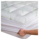 Bamboo Twin Mattress Topper - Thick Cooling Breat Bamboo Twin Mattress Topper - Thick Cooling Breat