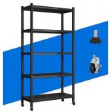 5 Tier Lightweight Storage Metal Shelves, Kitchen 5 Tier Lightweight Storage Metal Shelves, Kitchen