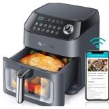 ecozy Air Fryer 6 Quart with Smart WiFi, See-Thro ecozy Air Fryer 6 Quart with Smart WiFi, See-Thro