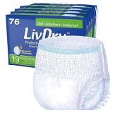 LivDry Unisex Adult Incontinence Underwear, Extra LivDry Unisex Adult Incontinence Underwear, Extra