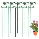 HOMEANING 10PCS Garden Plant Stakes for Flowers, HOMEANING 10PCS Garden Plant Stakes for Flowers,