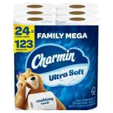 Charmin Ultra Soft Cushiony Touch Toilet Paper, 2 Charmin Ultra Soft Cushiony Touch Toilet Paper, 2