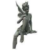 Napco 24-Inch Tall Garden Sitting Fairy; Size: 26 Napco 24-Inch Tall Garden Sitting Fairy; Size: 26