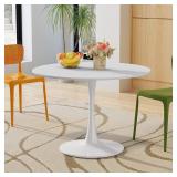LKTART 42.13'' Modern Round Dining Table with Woo LKTART 42.13'' Modern Round Dining Table with Woo