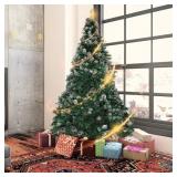 6FT Artificial Christmas Tree with Pine Cones by 6FT Artificial Christmas Tree with Pine Cones by