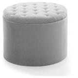 LIONEL RICHIE Home Sonata Round Storage Ottoman, LIONEL RICHIE Home Sonata Round Storage Ottoman,