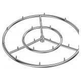 Skyflame 24-Inch Round Stainless Steel Fire Pit J Skyflame 24-Inch Round Stainless Steel Fire Pit J